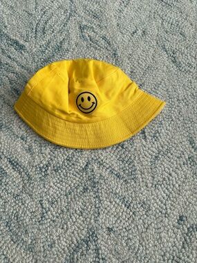 Yellow Smiley Face Bucket Hat
